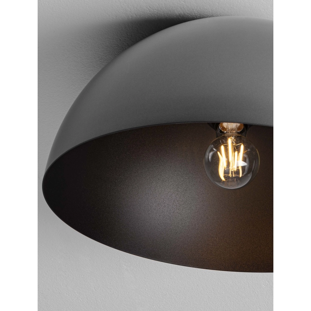 Plafondlamp Onia zwart Ø 40cm Lyora 5212017458131