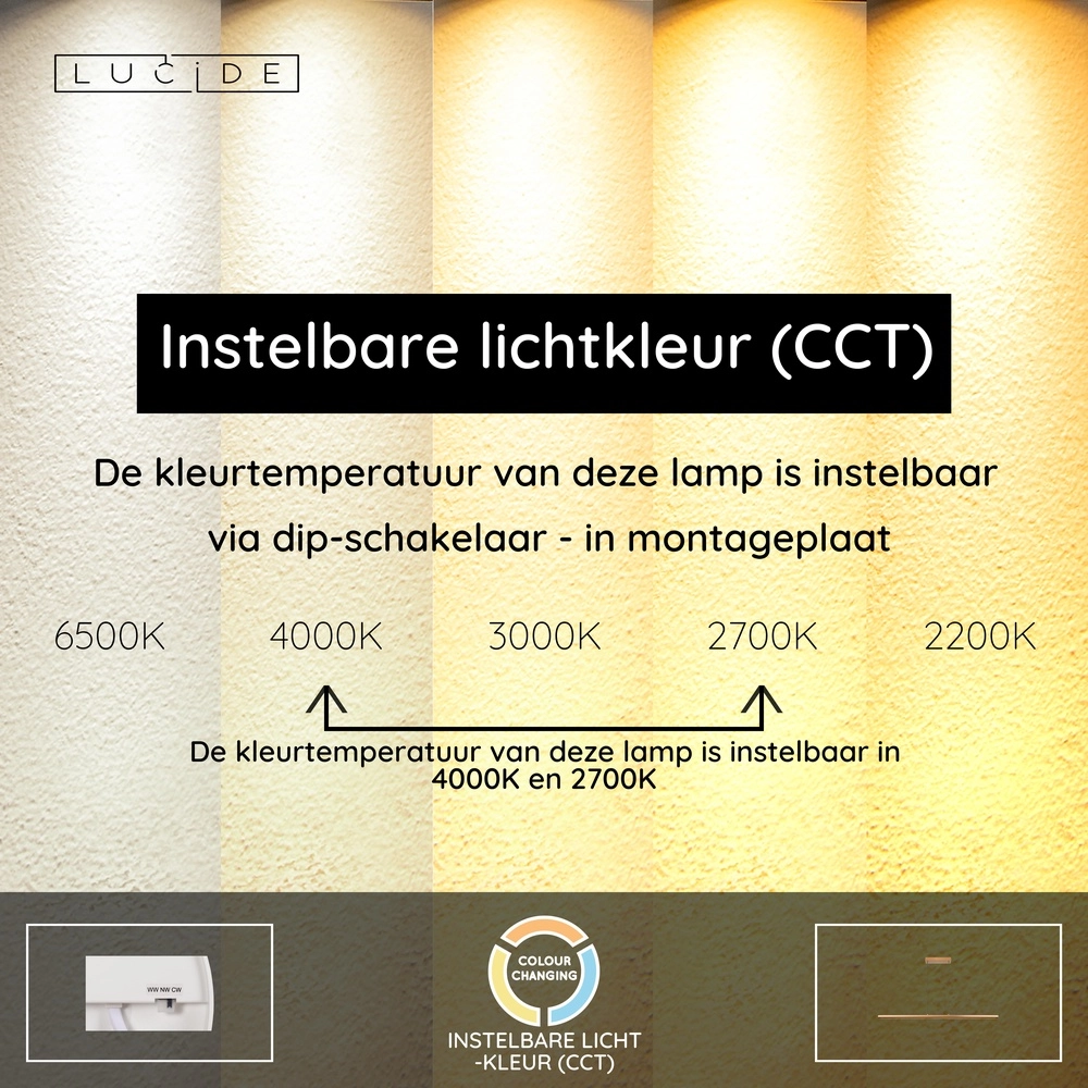 Strakke hanglamp Griffith brons 140cm Premium by Lucide 5411212241931
