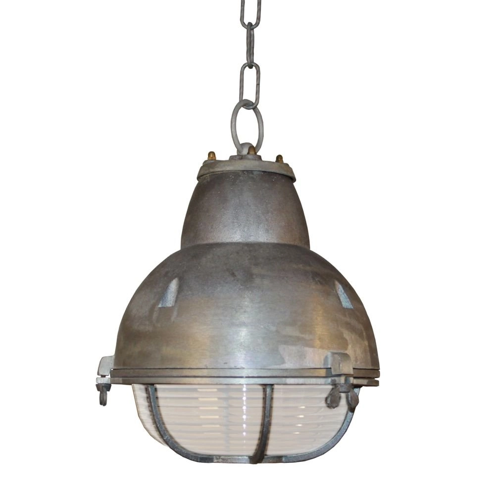Industrie verandalamp Navigator 29cm antiek nikkel