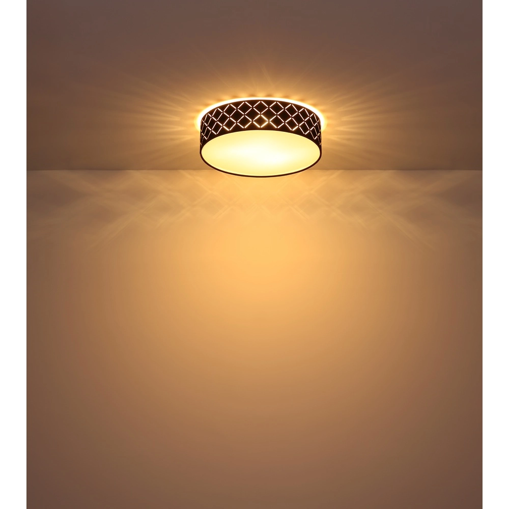 Plafondlamp Varios Ø 38cm zwart Globo 9007371396757