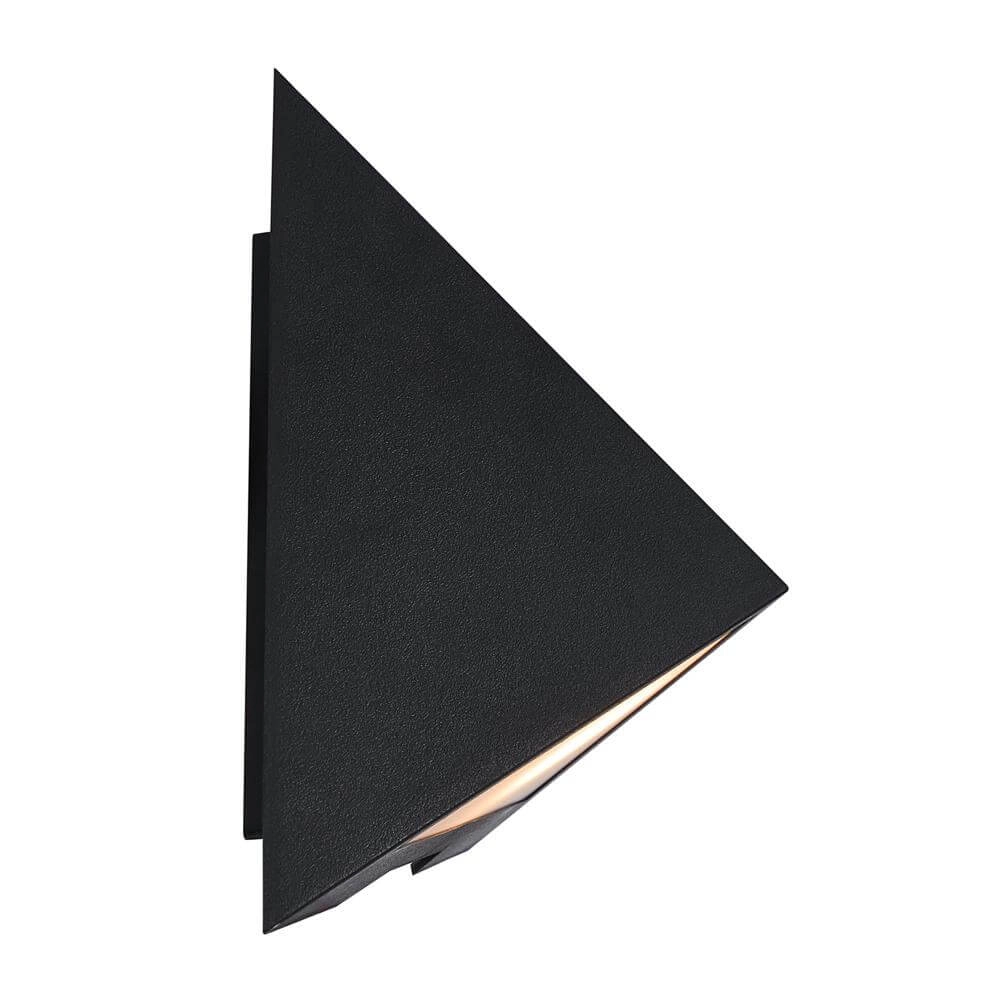 Driehoekige wandlamp Konit zwart Nordlux 5704924014819