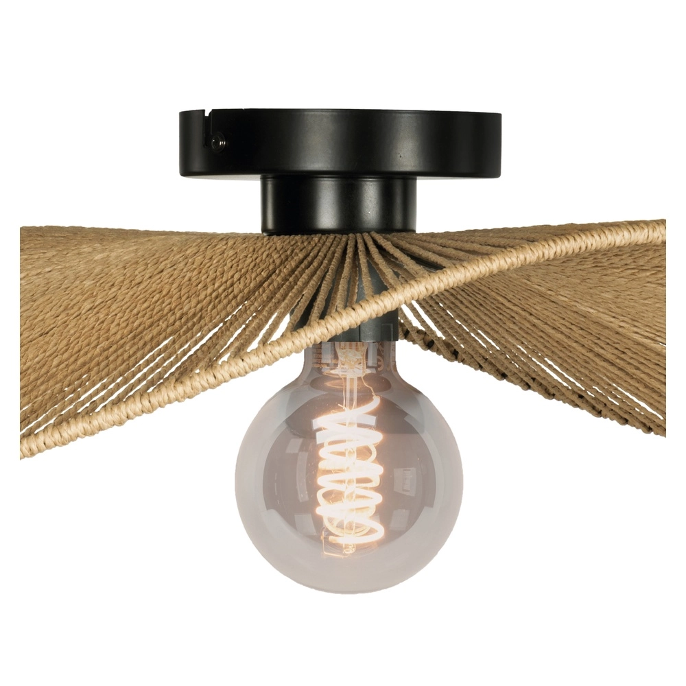 Rotan plafondlamp Siruela slaapkamer - 56cm Eglo 9002759319618