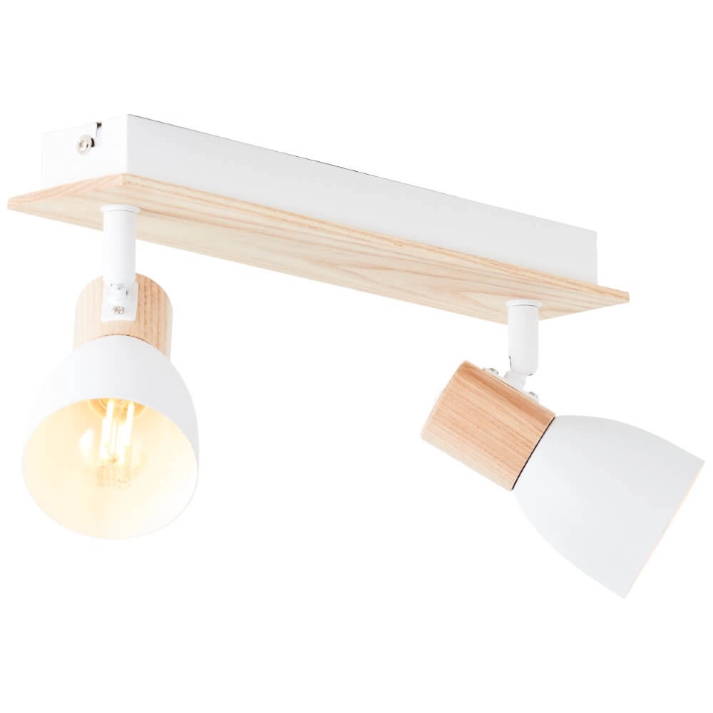 Plafondlamp Daintree 2-lichts wit Brilliant 4004353408724