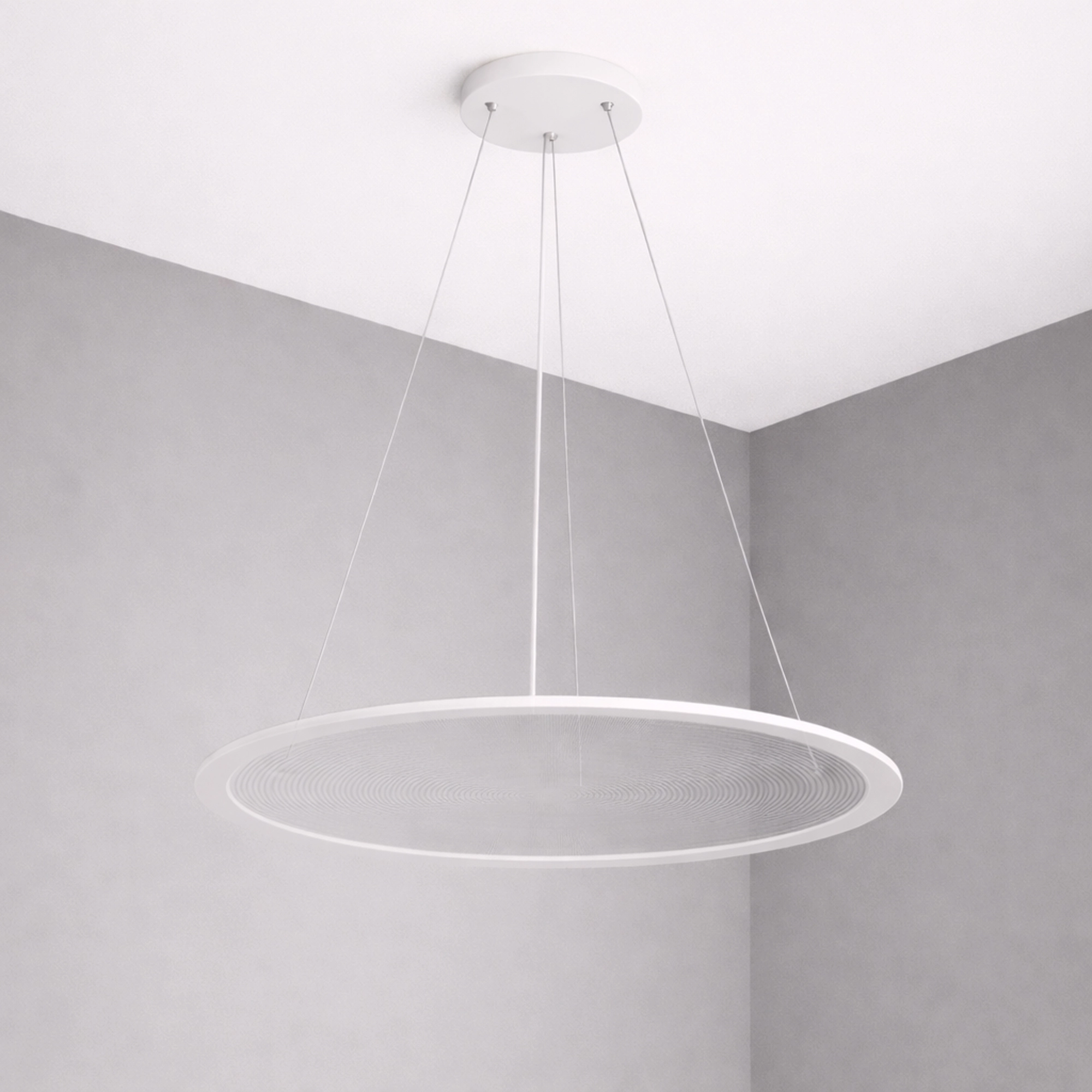 Hanglamp Vistina Ø 58cm wit Lyora 5053423272610