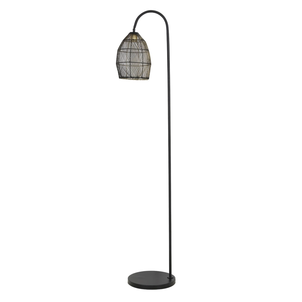 Vloerlamp Meya zwart