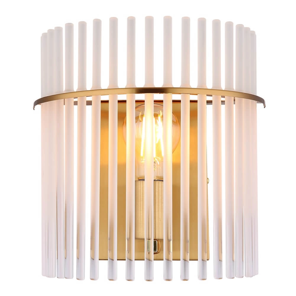 Gouden wandlamp Gorley met glas Globo 9007371471768
