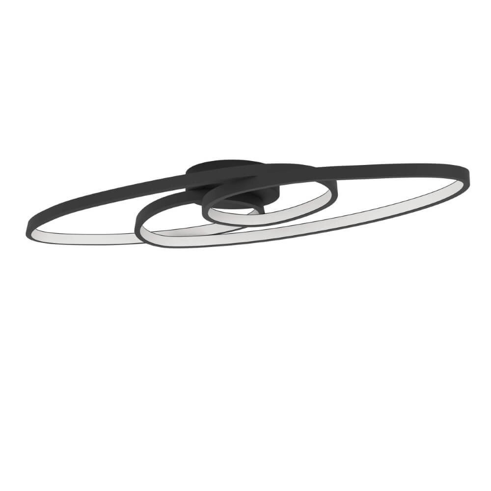 Zwarte led plafondlamp Gianella Zwarte led plafondlamp Gianella