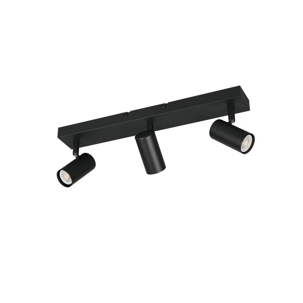 Opbouwspot Taryn 3-lichts zwart Trio 4017807685596