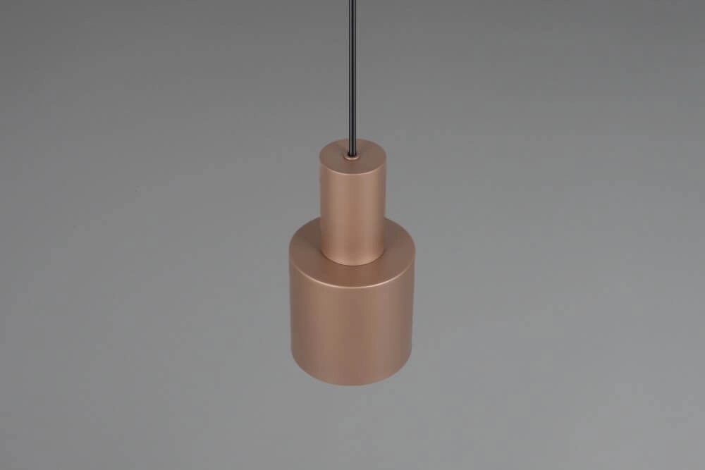 Roodkoperen pendel Agudo Ø 12cm Trio 4017807613797