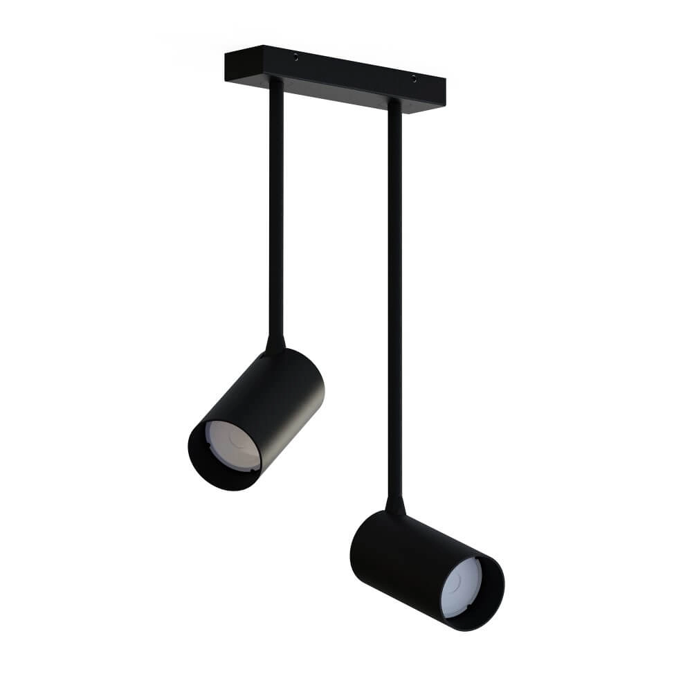 Zwarte kantelspot Mono Long