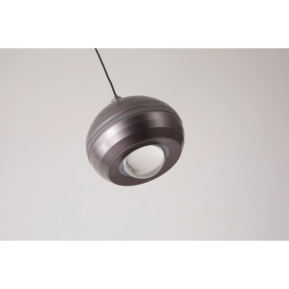 Design hanglamp Meteor enkel zwart nikkel Searchlight 5,05342E+12