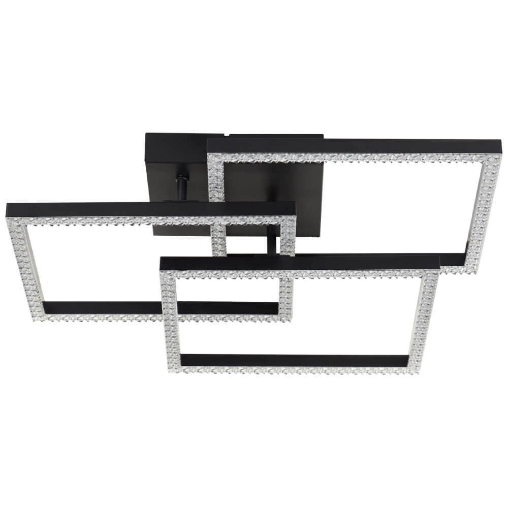 Zwarte plafondlamp Ranni 3900lm Brilliant 4004353442148