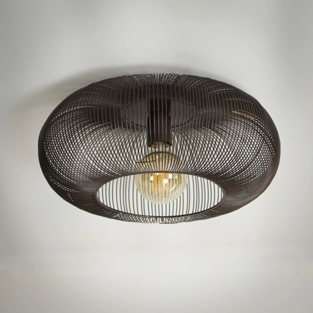 Draad plafondlamp Copper Ø 43cm - zwart nikkel Lyora 8716803513235