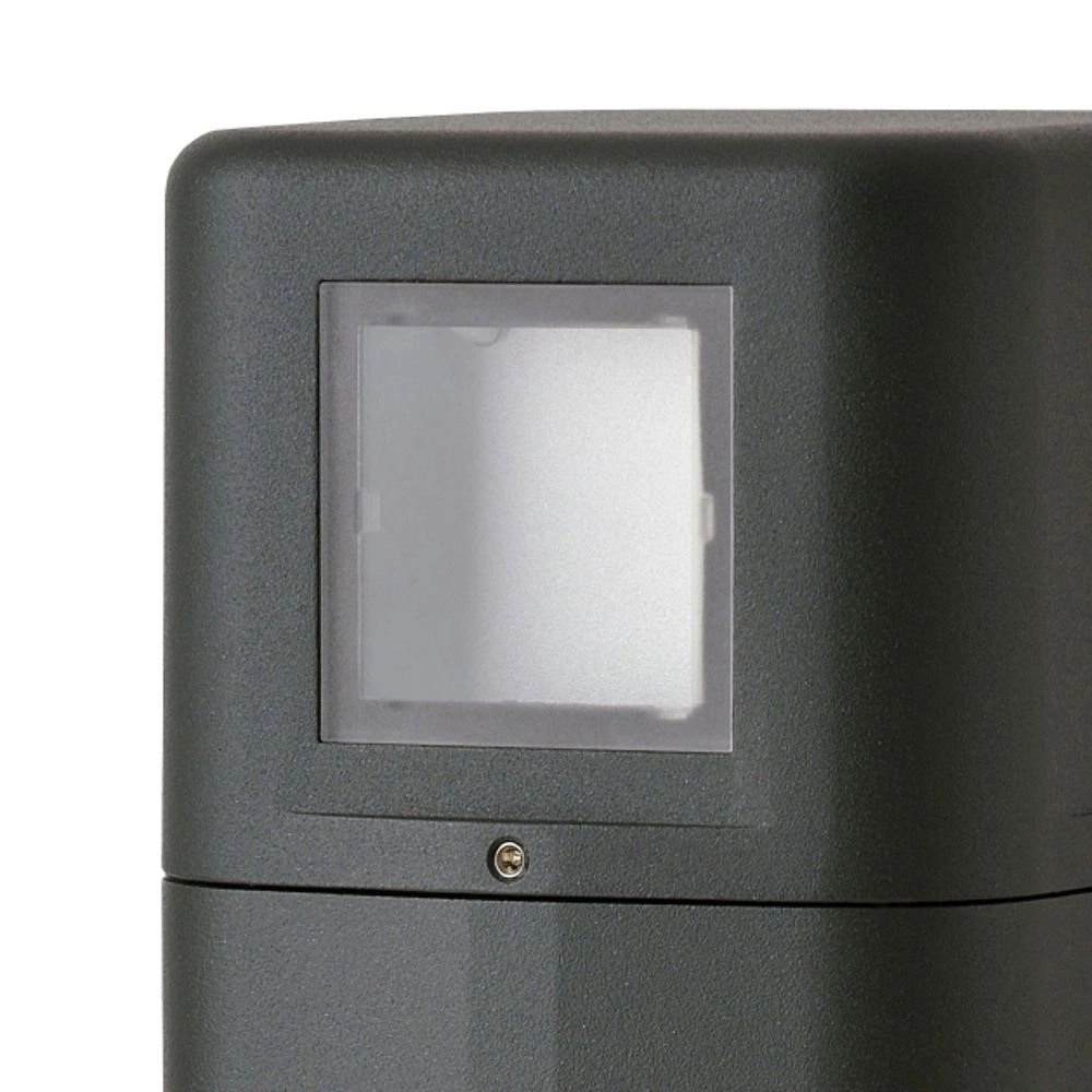 Design terraslamp Kubs 35cm 1-lichts antraciet Franssen 8033239444262