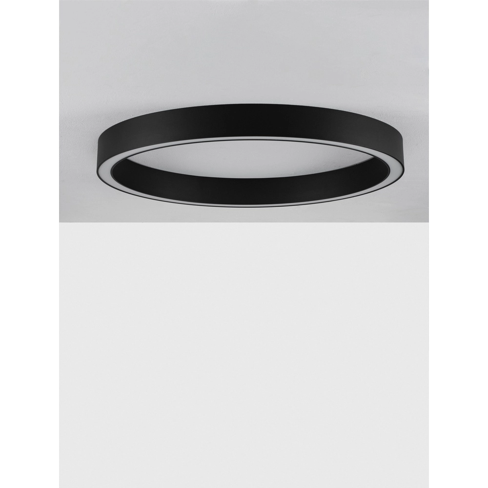 Design ceiling lamp Sting black Ø 80cm Lyora 5212017437501