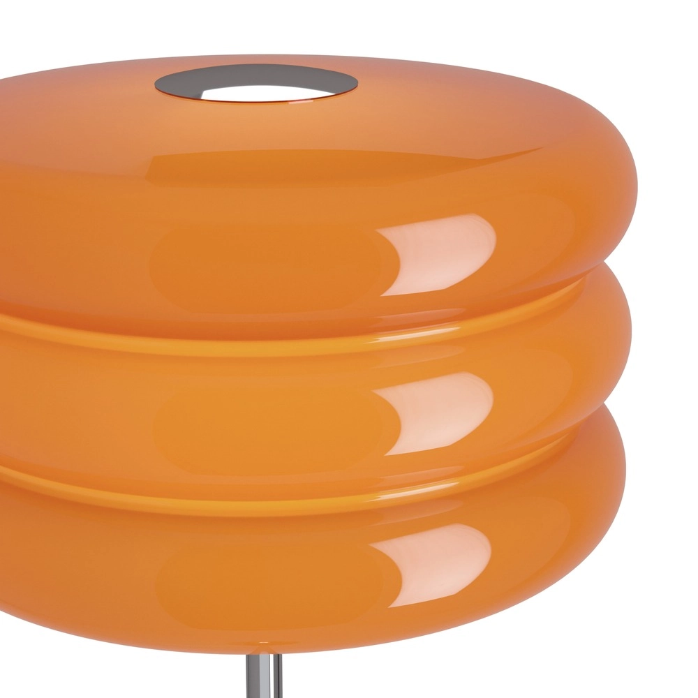 Design vloerlamp Tortora chroom met oranje Ø 30cm Eglo 9008606405626