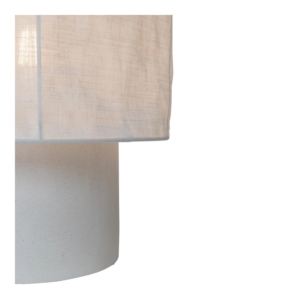 Tafellamp Tissaja Ø 30cm wit Lucide 5411212061607