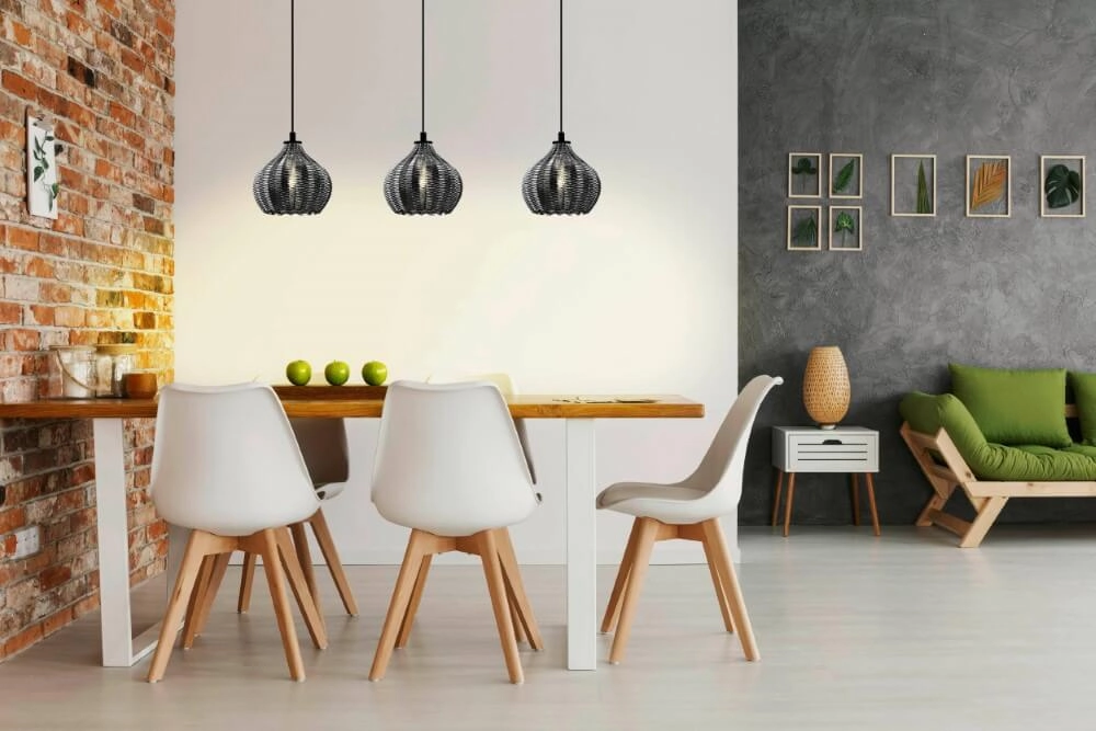 3-lichts glazen hanglamp Tamallat Eglo 9002759435776