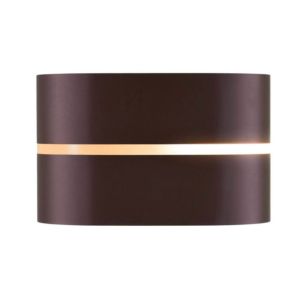 Strakke wandlamp Sibelis metallic bruin Nordlux 5704924017704