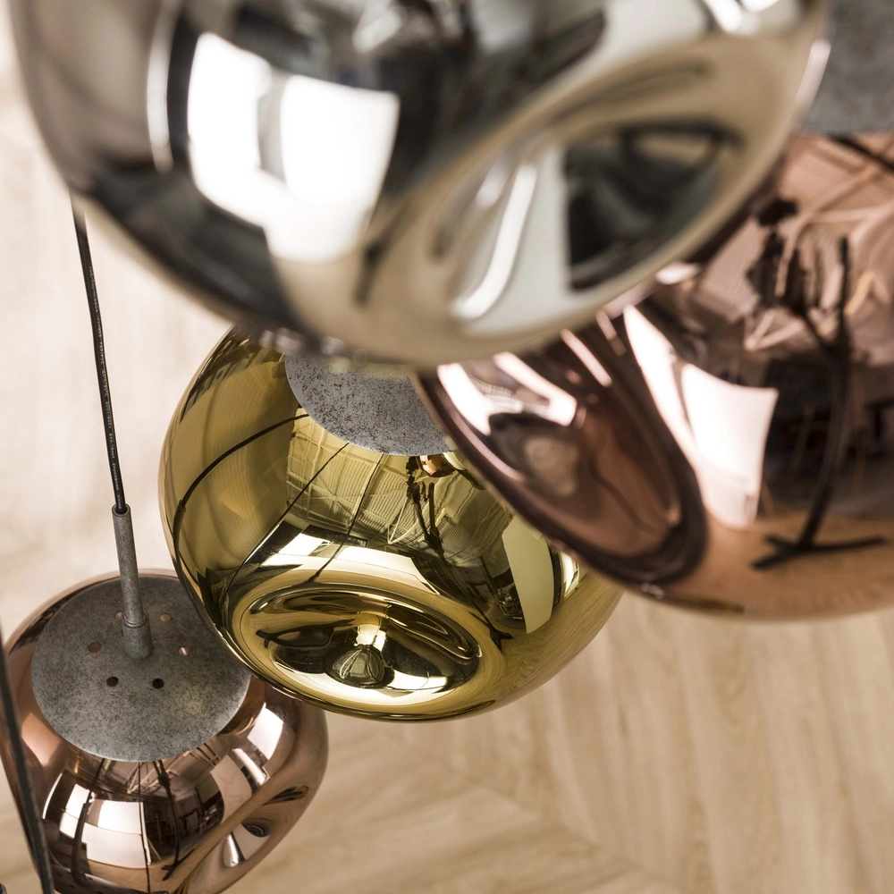 Vide hanglamp Stellar 7 glazen bollen Lyora 8716803511699