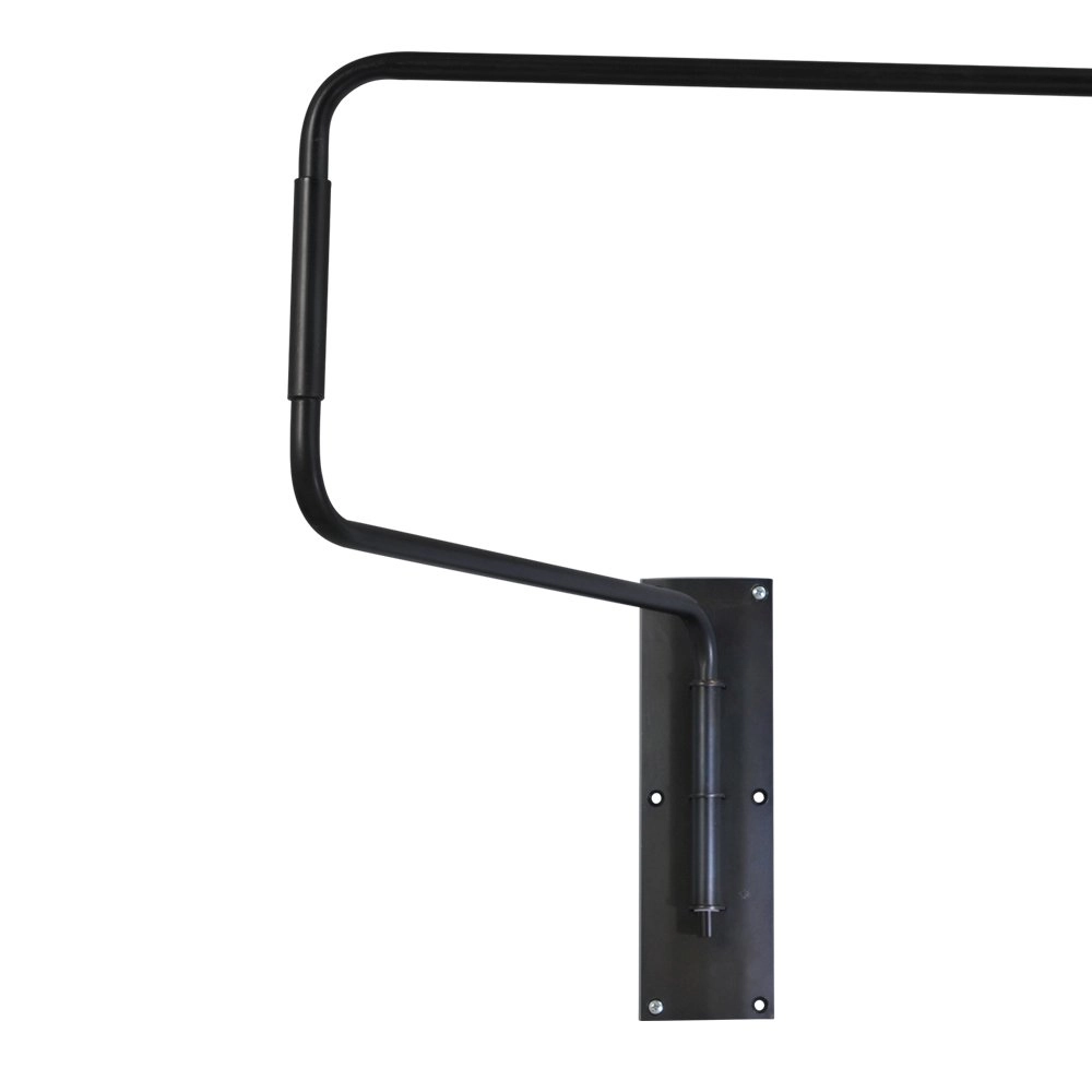 Gunmetalen wandleeslamp Industria 123cm Masterlight 8718121235752