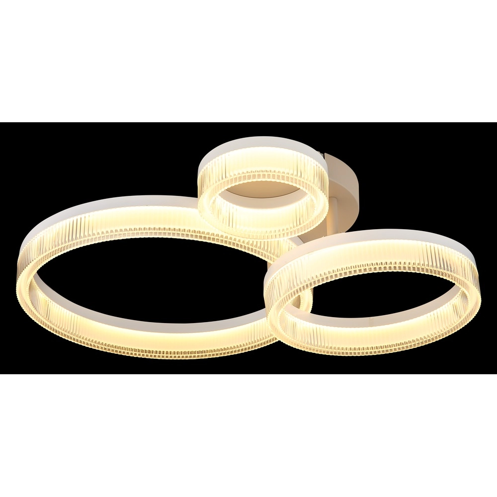 Moderne plafondlamp Zara zand bruin 51cm Globo 9007371579068