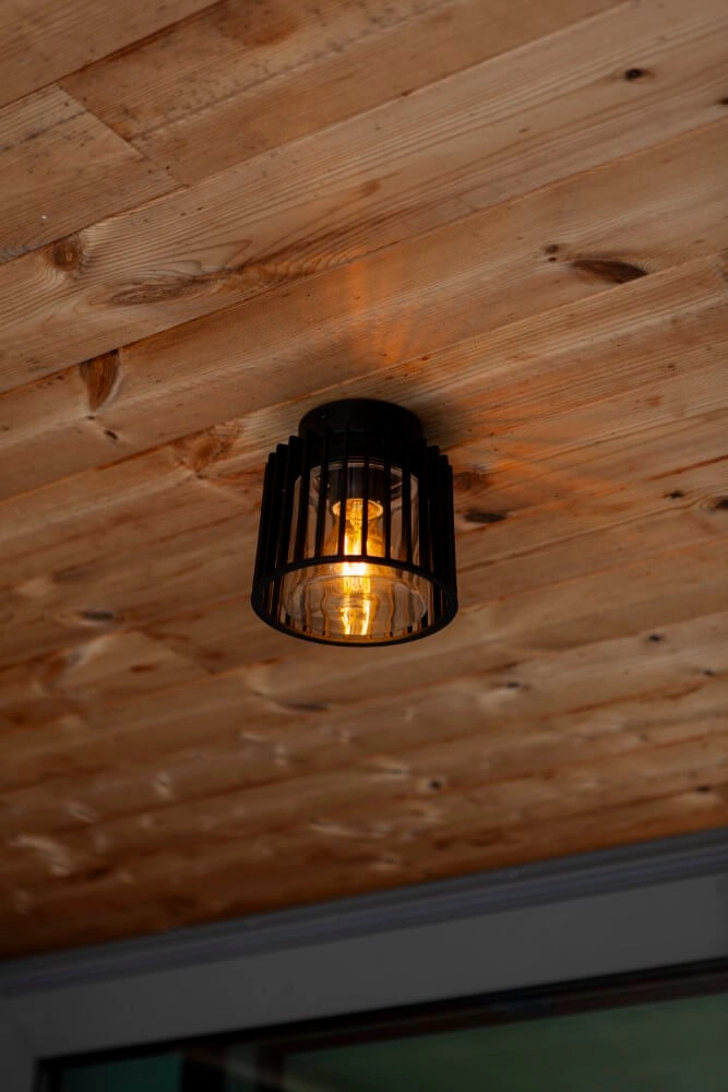 Zwarte plafondlamp Shyne zwart Lutec 6939412015569