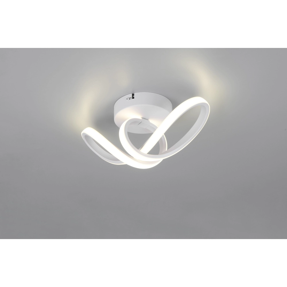 Moderne plafondlamp Rusa wit Trio 4017807653786