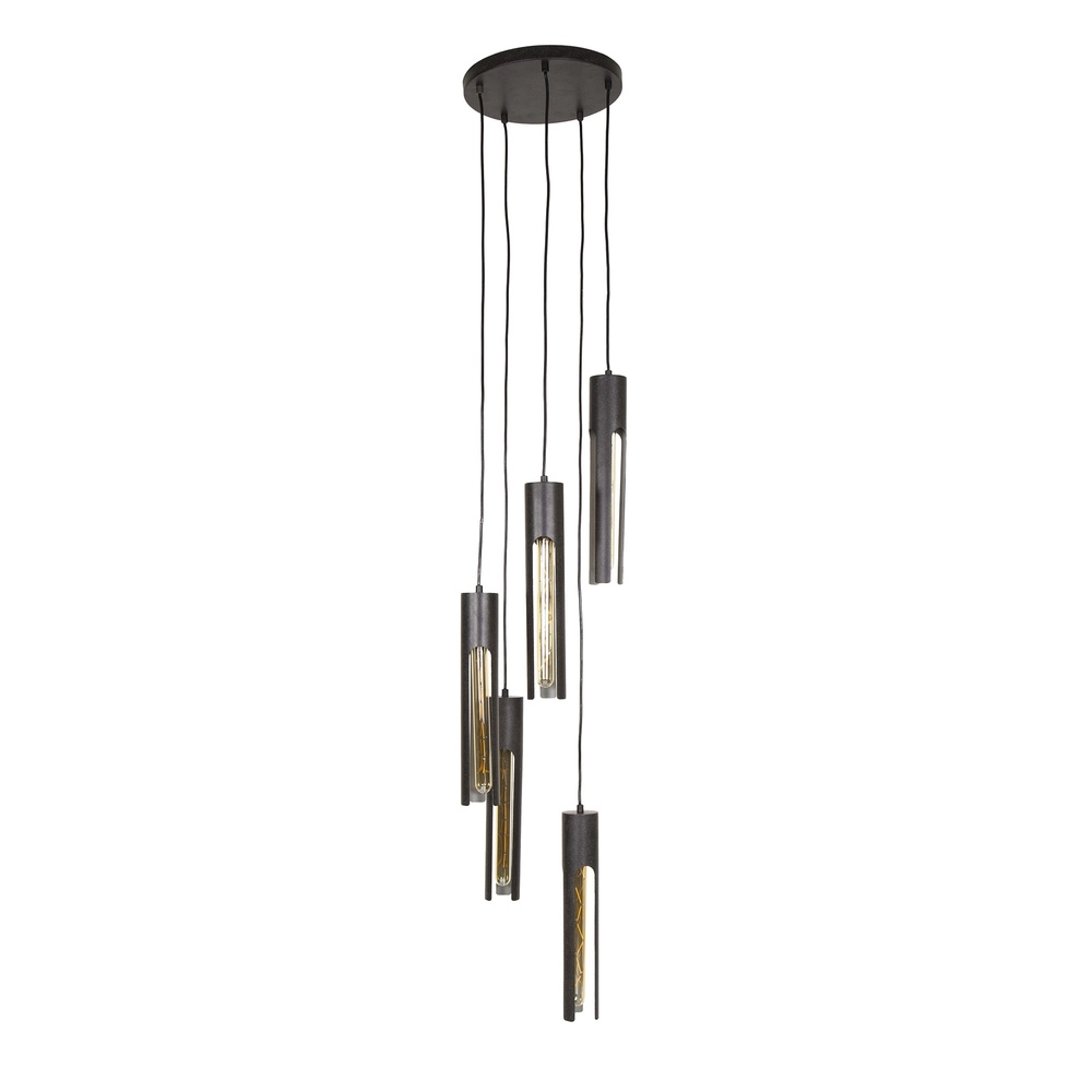 5L hanglamp Tube zwart - E27 Lyora 8716803511354