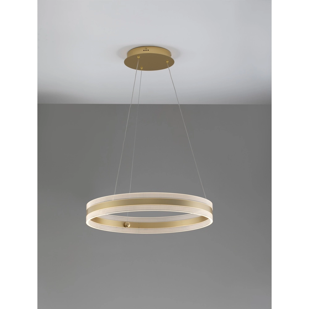 Hanglamp Agos design goud Ø 60cm Lyora 5212017439352