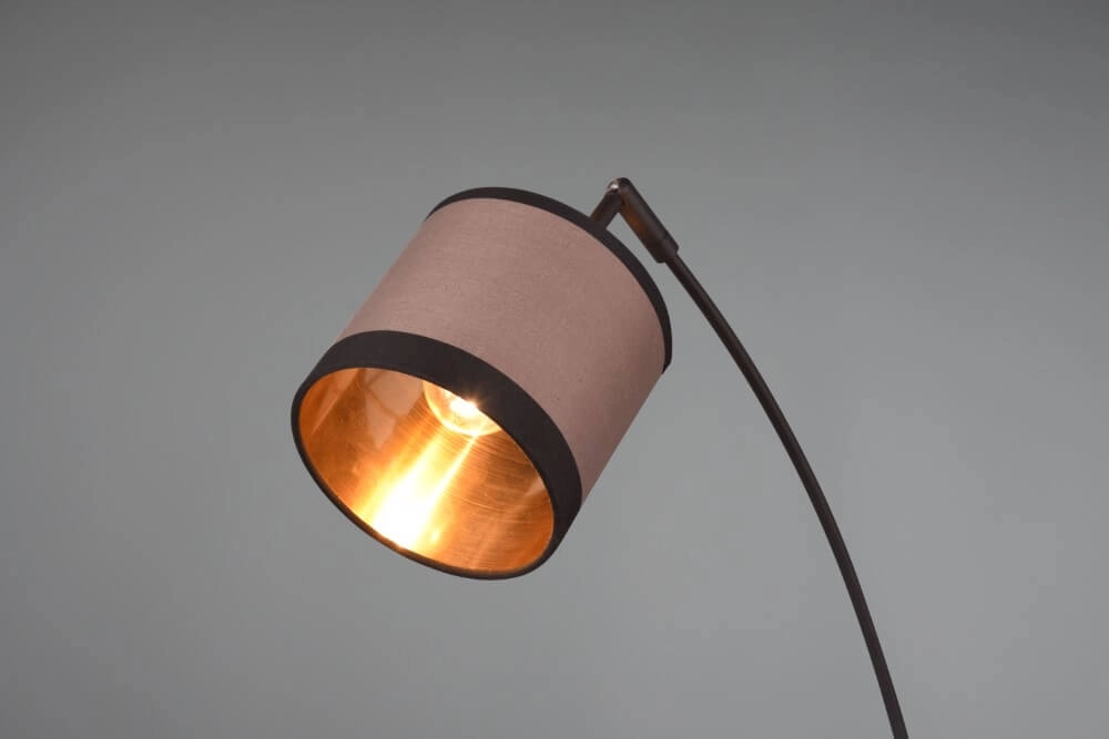 Staande lamp Davos taupe 3-lichts Trio 4017807574364
