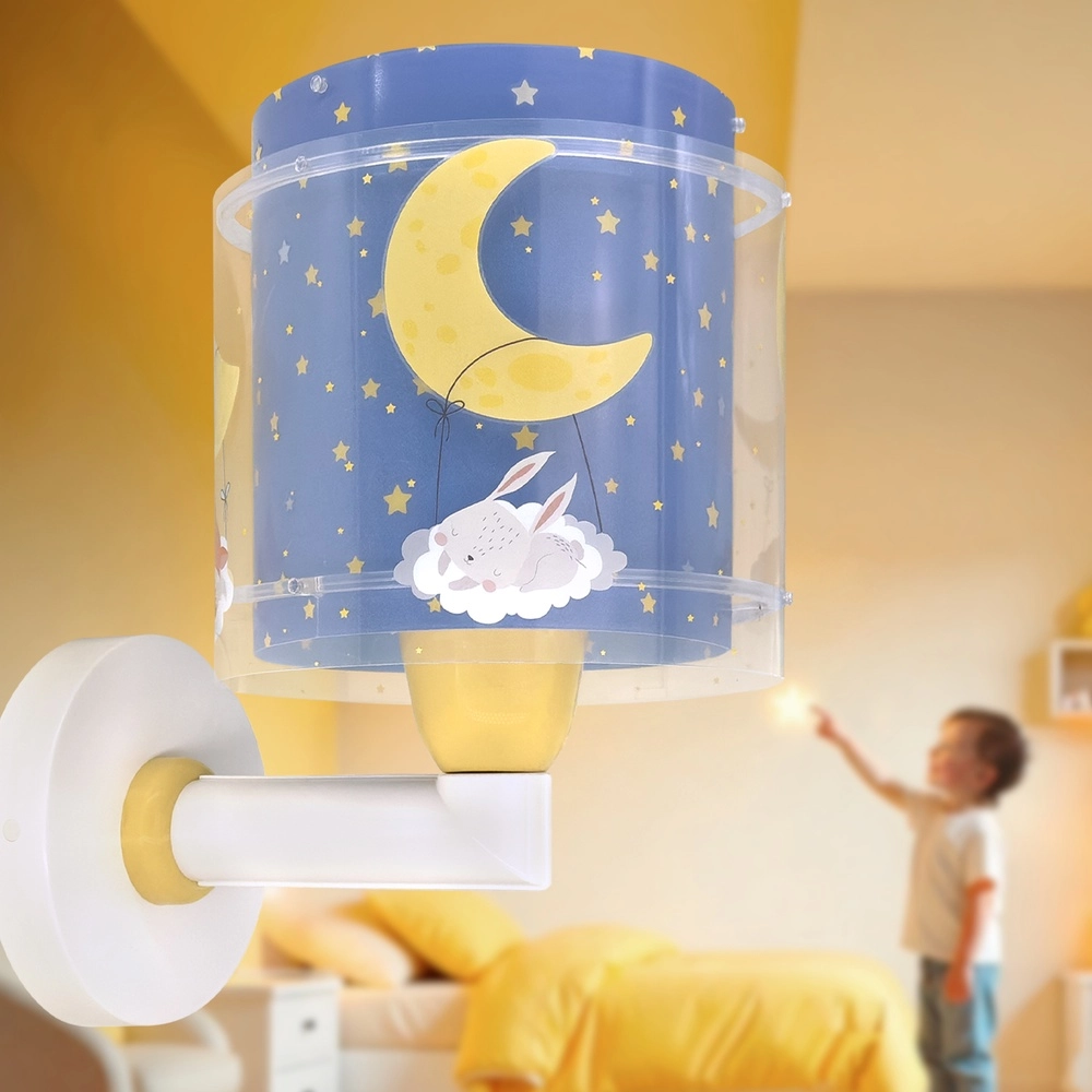 Kinderkamer wandlamp Moon Dreams blauw Dalber 8420406766393
