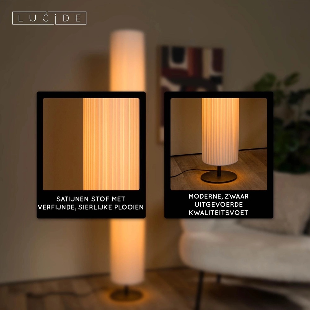 Design vloerlamp Fold Ø 20cm x 160cm Lucide 5411212212139