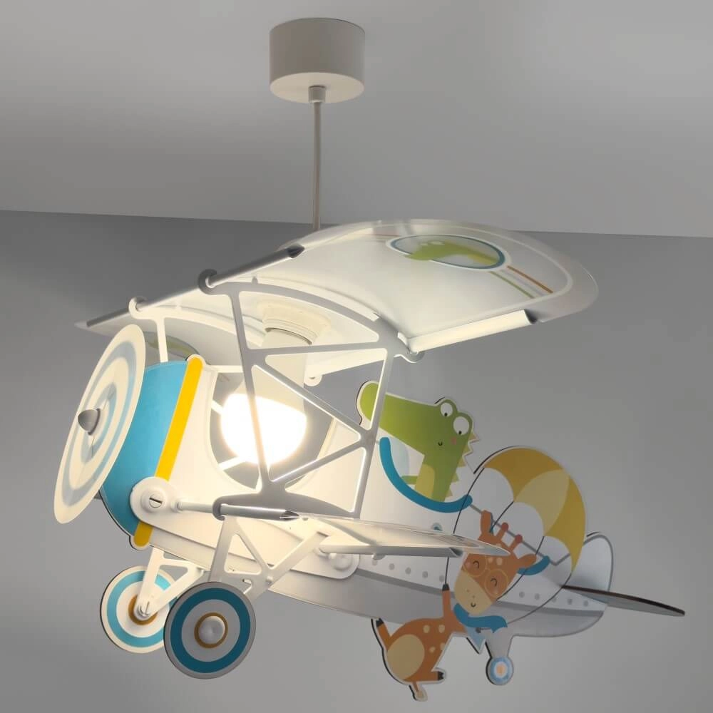 Kinder hanglamp Plane met krokodil Dalber 8420406545424