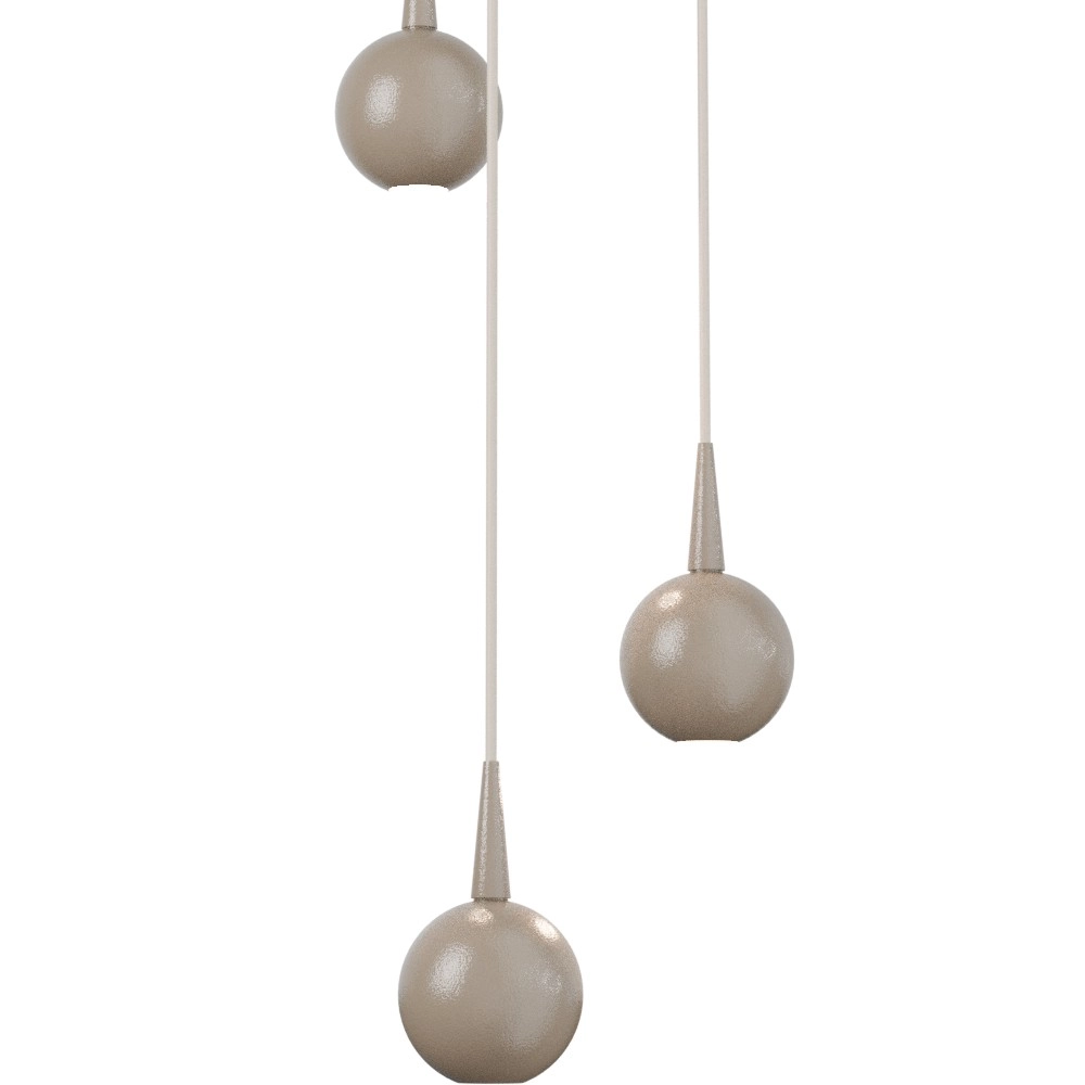 3-lichts hanglamp Talana beige terra Ø 17cm DTW Masterlight 8718121390628