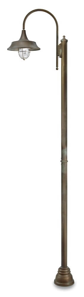 Staande lamp Atelier M - messing verouderd