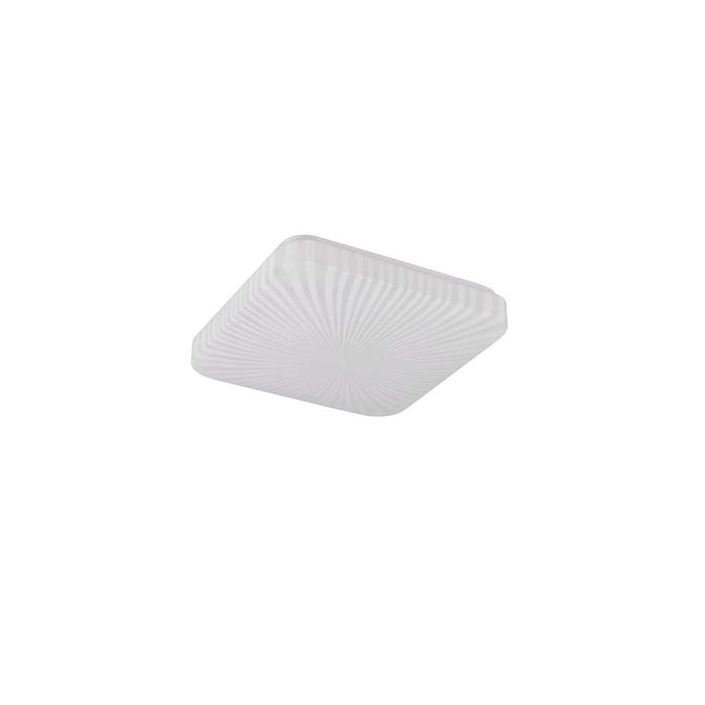 Vierkante plafonniere Mandria II wit Trio 4017807640335