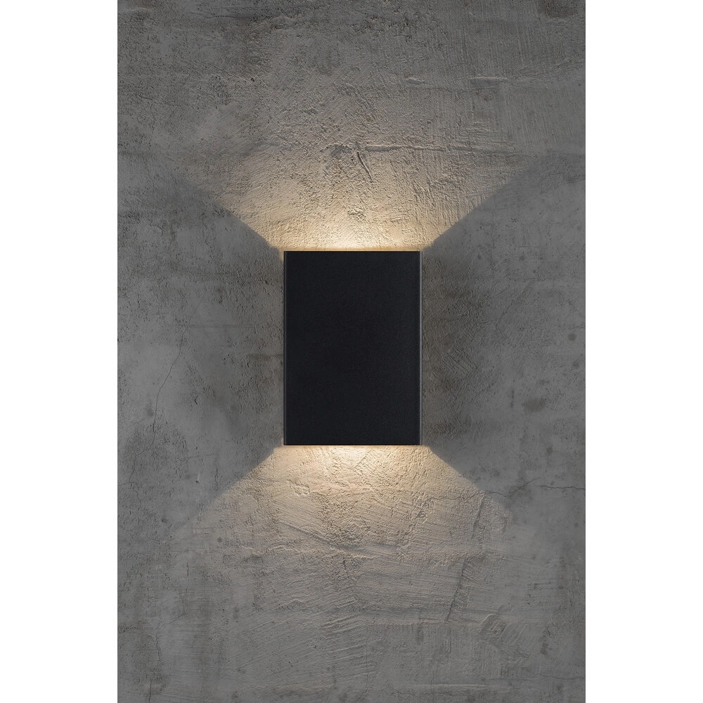 Wandlamp zwart Fold breed design Nordlux 5704924000584