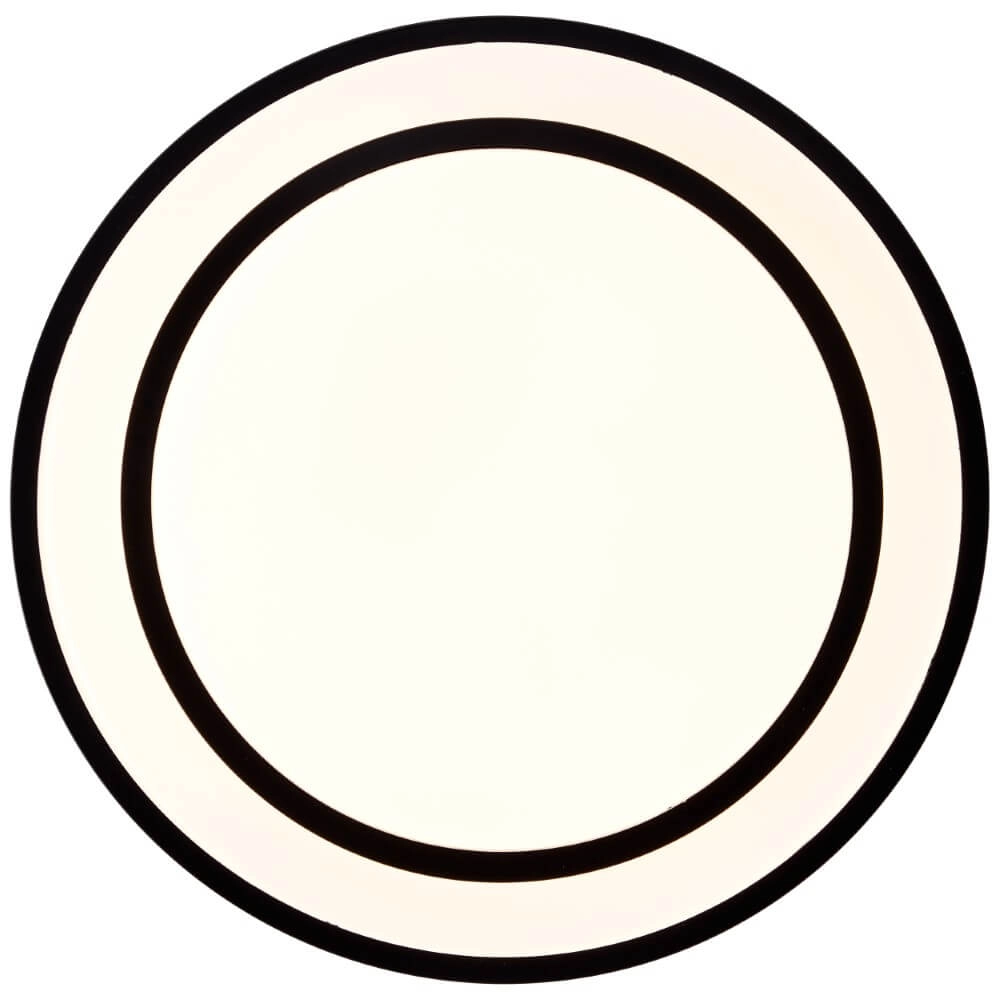 Zwarte plafondlamp Luciano Ø 34cm Brilliant 4004353426490