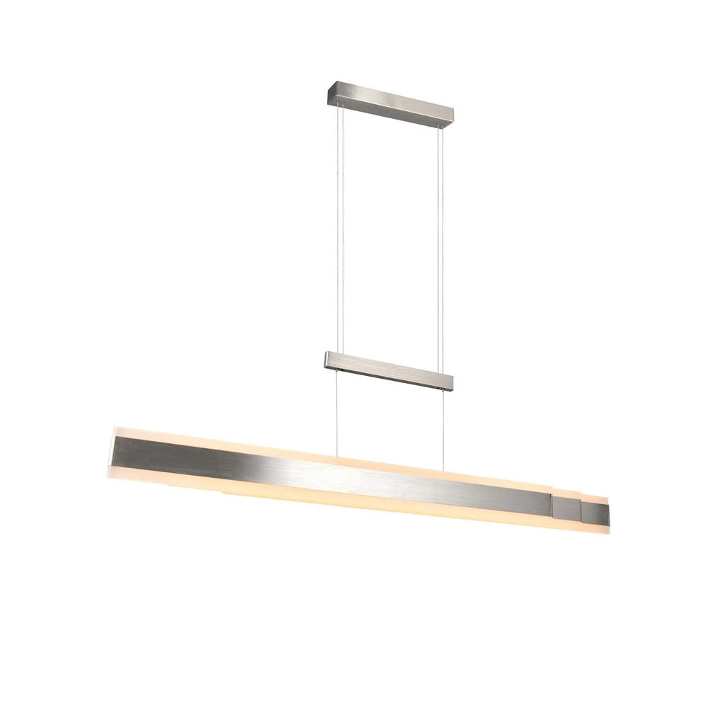Moderne hanglamp Arcola 152cm nikkel Trio 4017807662023