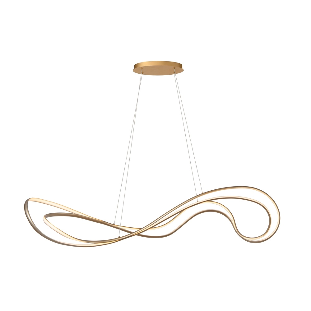 Design hanglamp Sardana krul goud