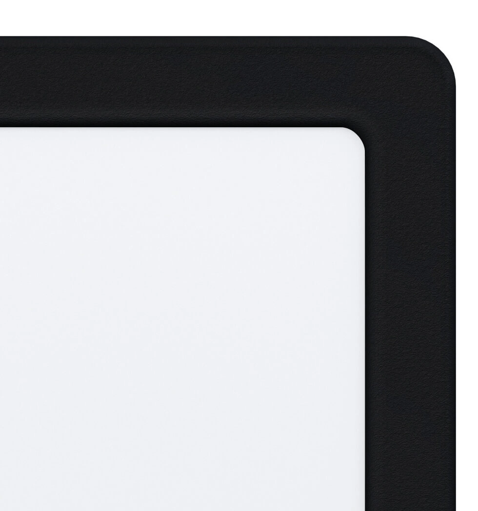 Vierkante inbouwspot Fueva 5 16,5w - 4000K 21cm zwart Eglo 9002759991890