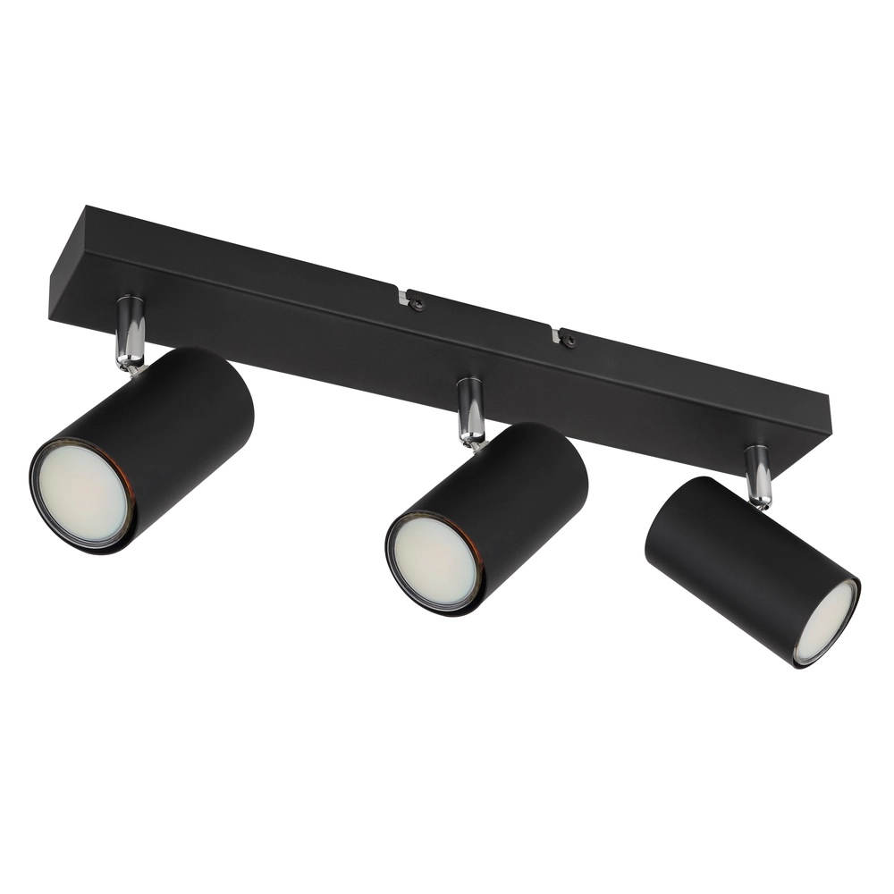 Plafondlamp 3-lichts Robby zwart Globo 9007371439522
