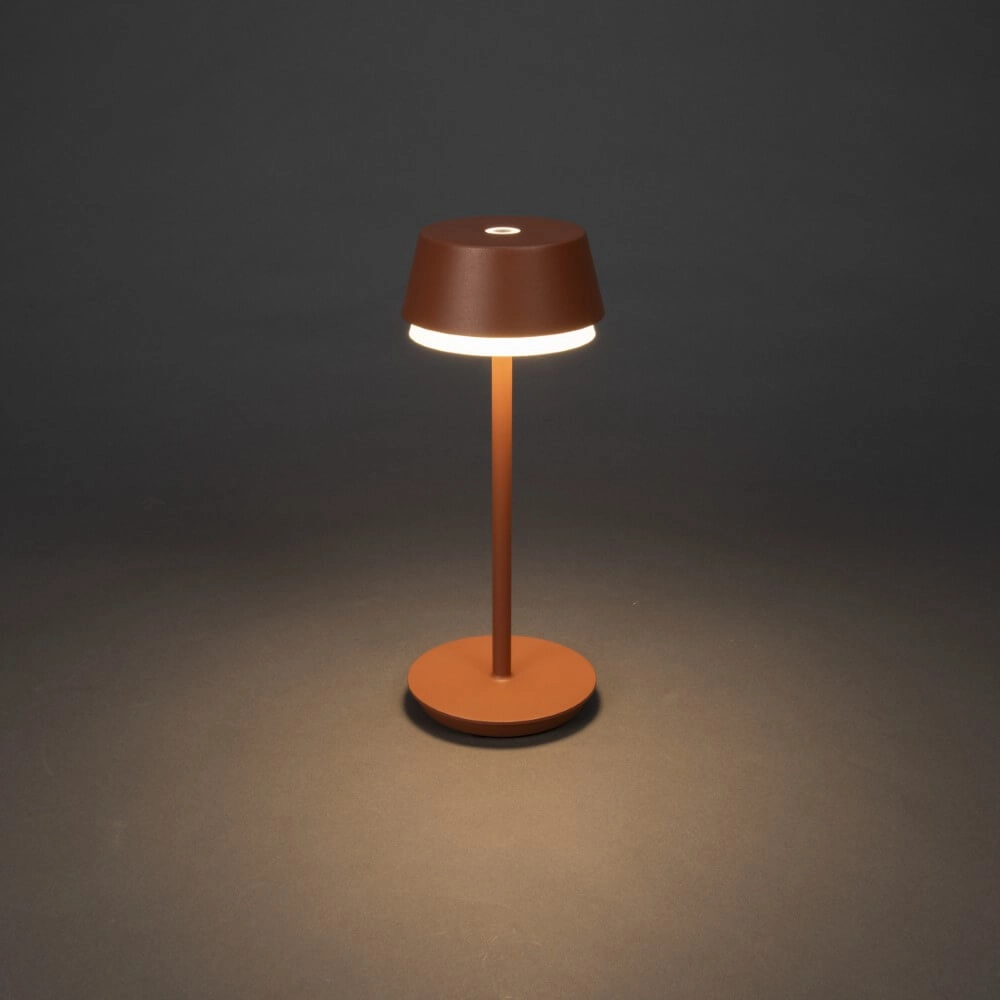 Tafellampje Lyon terracotta met RGB functie KonstSmide 7318307830965
