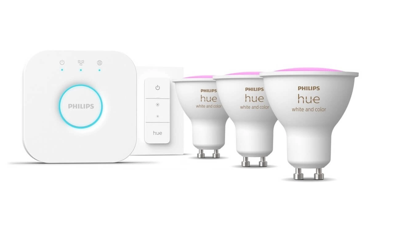 Hue Starterpack - GU10 - 5W - White and Color set van 3 Philips 8720169254503