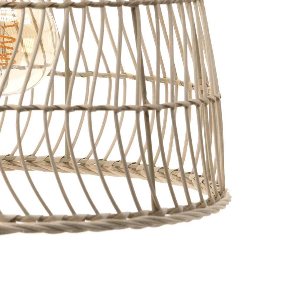 Rieten hanglamp Ayesgarth Ø 33cm Eglo 9002759438661