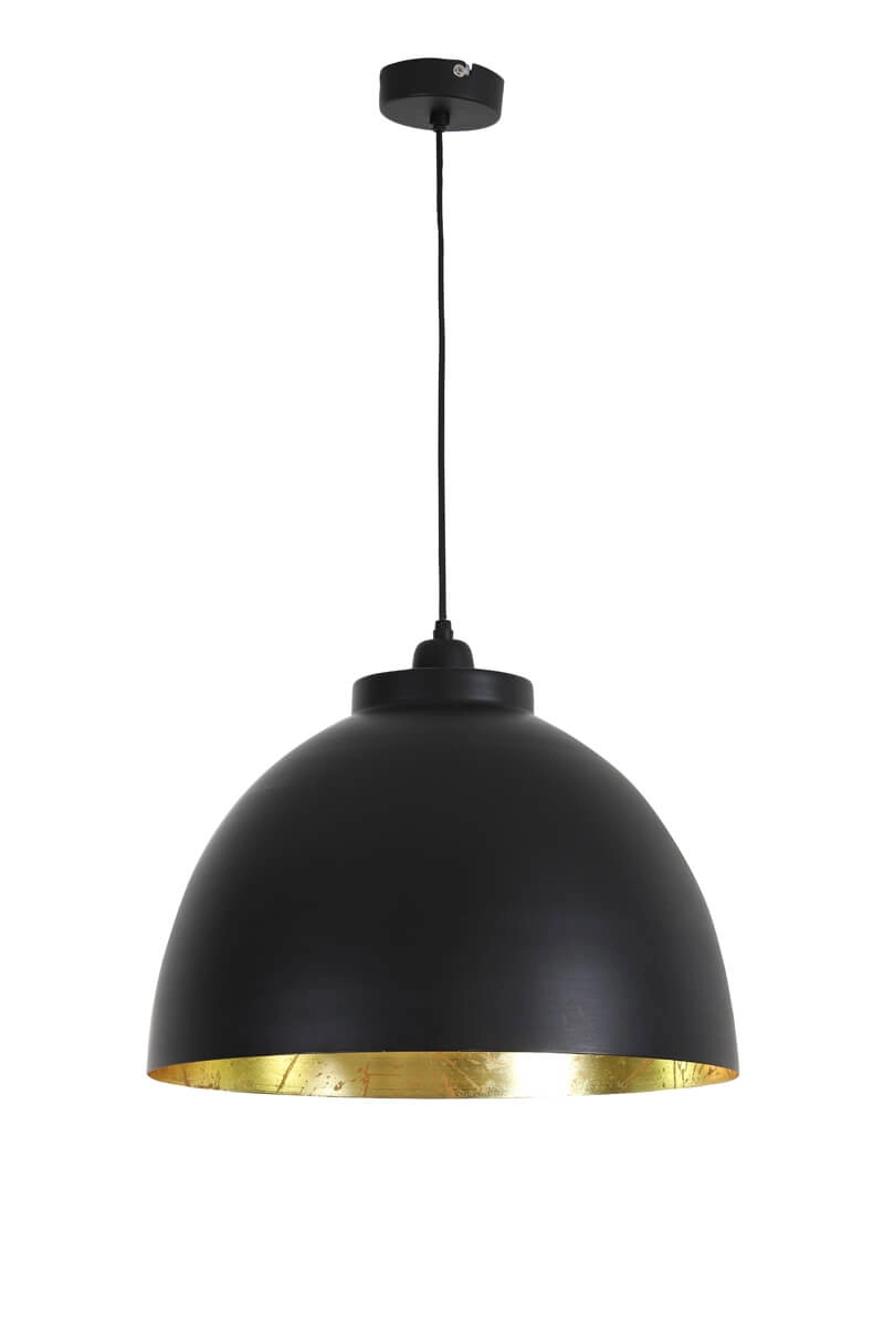 Landelijke hanglamp Kylie zwart Ø 45cm Light & Living 8717807059477
