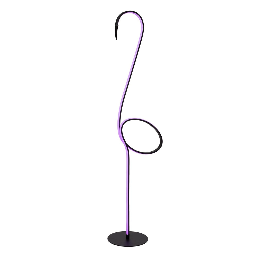 Vloerlamp Flamingo zwart Lucide 5411212051547