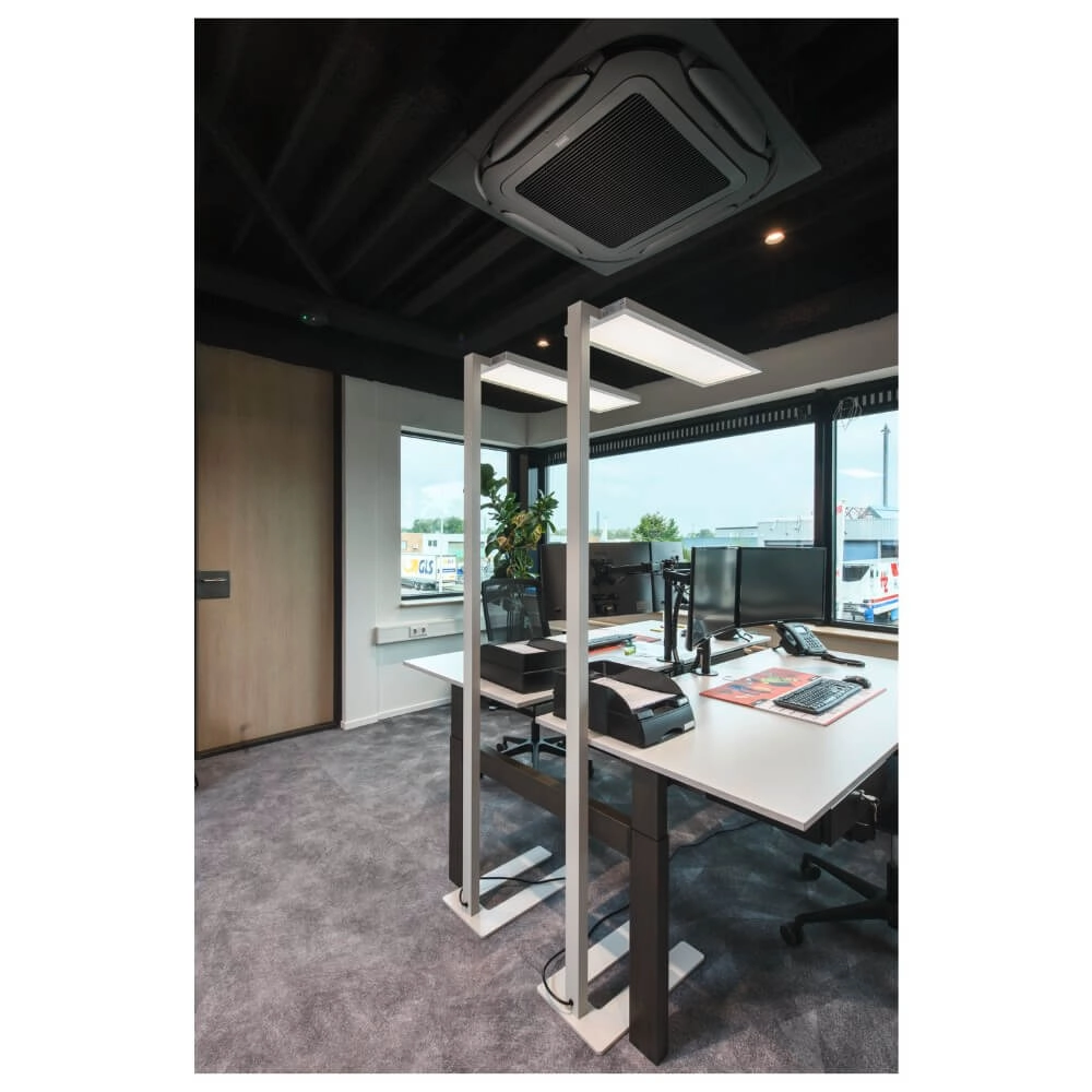 Led kantoor vloerlamp Worklight Pro wit - enkel SLV 4024163277990