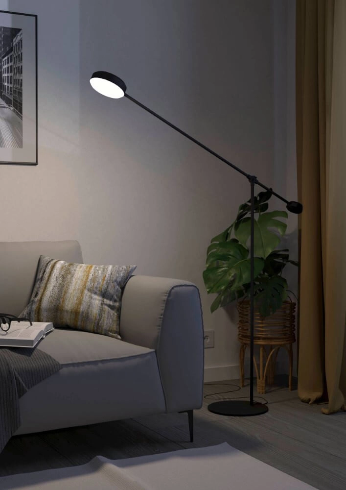 Led leeslamp Clavellina zwart Eglo 9008606243518